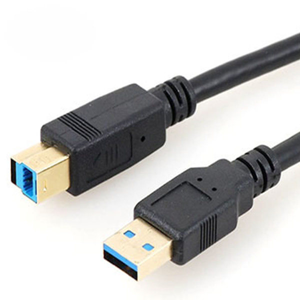 USB 3.0 A MALE TO USB 3.0 B MALE 鍍金 (2)